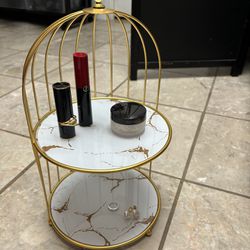 Luxury Makeup. Skincare And Jewelry Display 