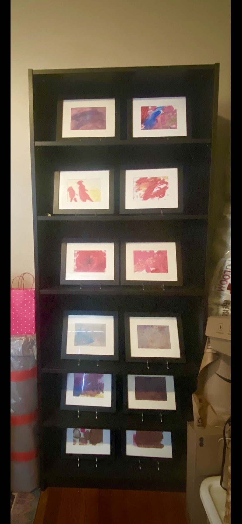 Moving everything must go! Can Be Sold Together Or Separately: $100 (12) 8x10 Black Belmont Frame With Mat W/$40 (12) Clear Frame Holder