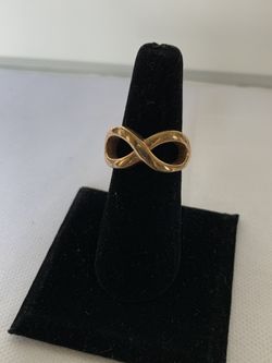 Stainless steel Infinite ring size 8