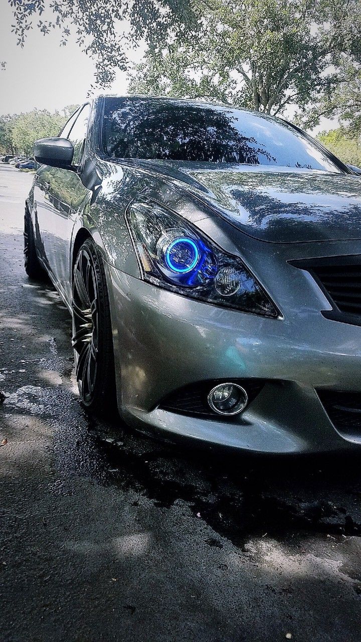 Custom headlights Halos instslled