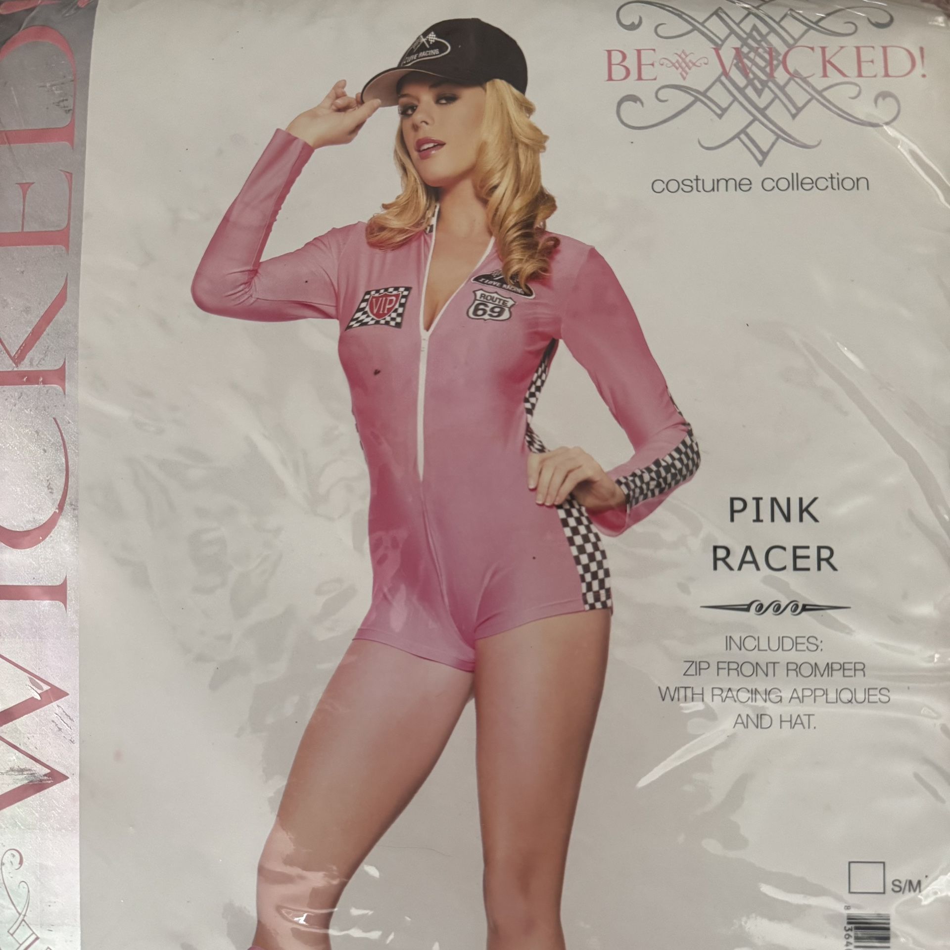 New Pink Racer costume size S/M