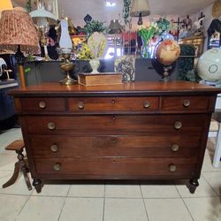 Antique wood dresser