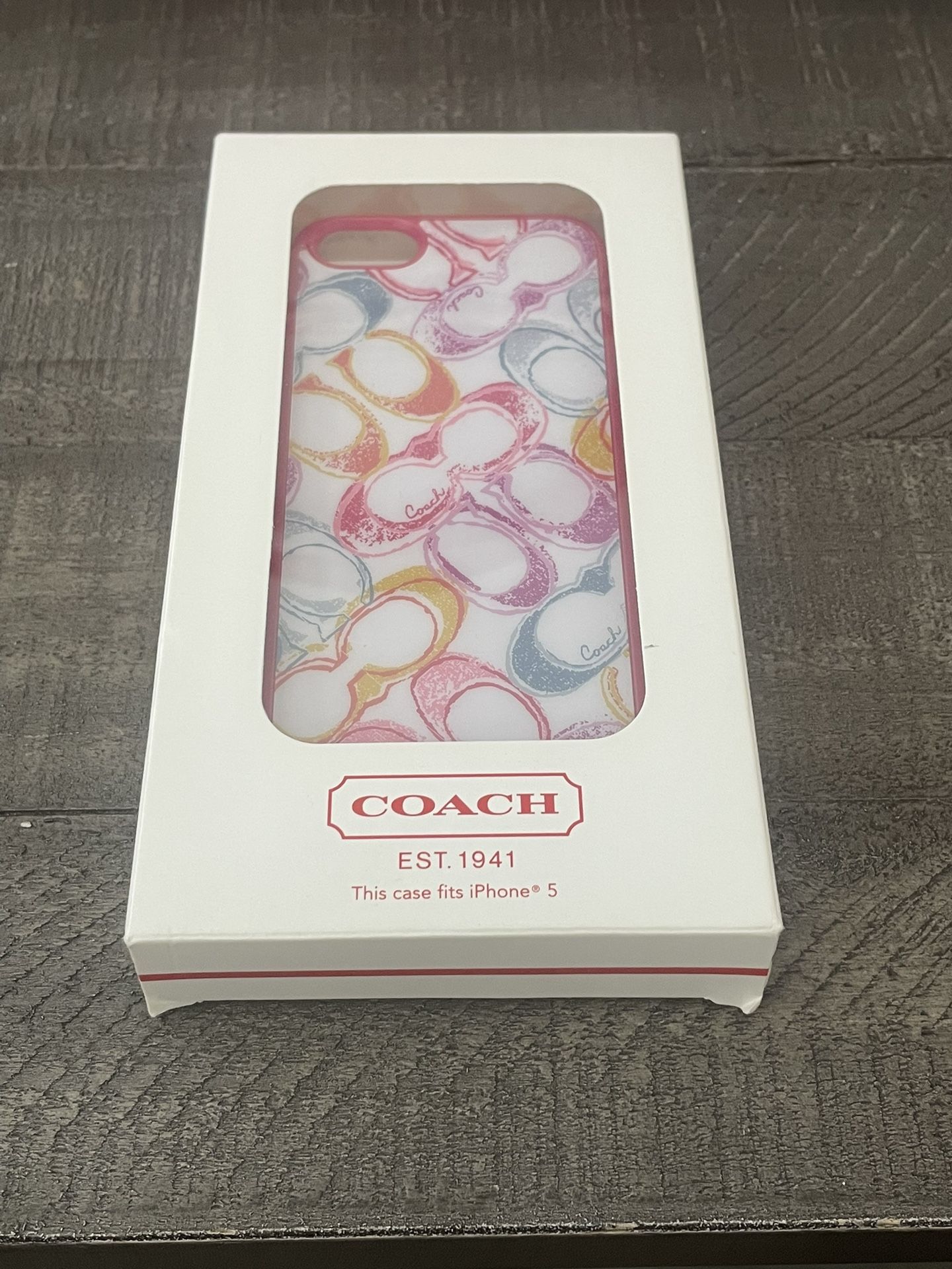 New Coach Multicolor iPhone 5 Case