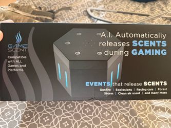 Game Scent AI Gaming Scent Diffuser Black w/ 6x 50ml Scents Gunfire+More