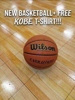 Wilson Basketball New From China & FREE KOBE BRYANT TEE SHIRT