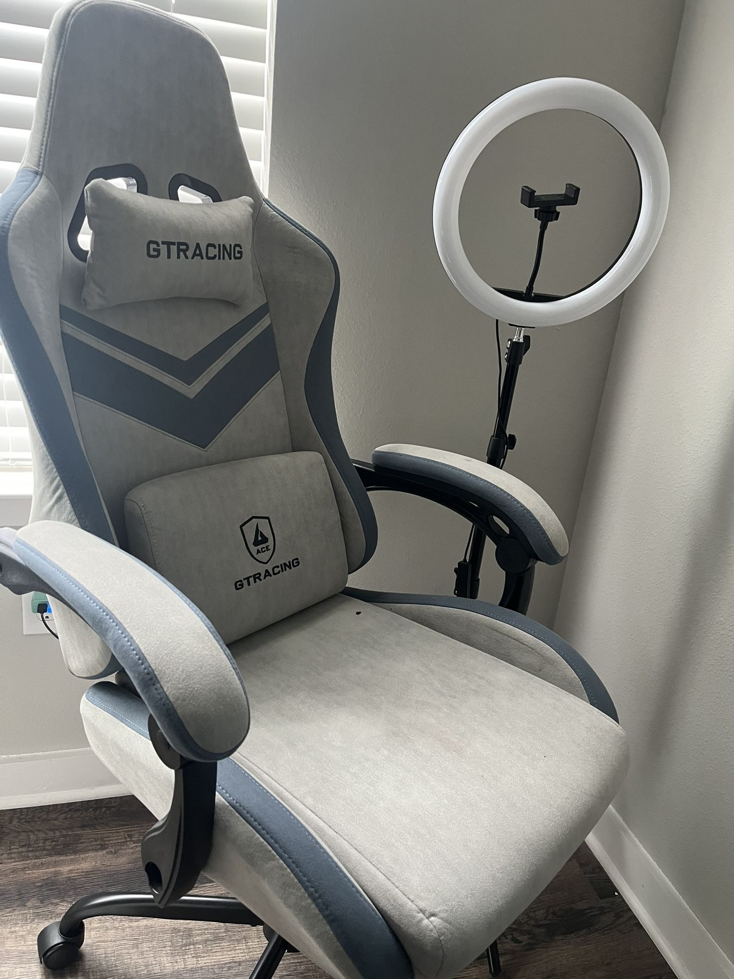 Gaming chair And Ring Light For Sale