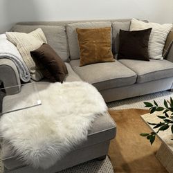 Crate&Barrel Sectional Couch 