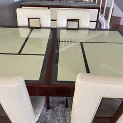 Dining Table With 4 Chair & Dresser