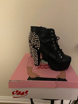 Jeffrey Campbell spike heel boots