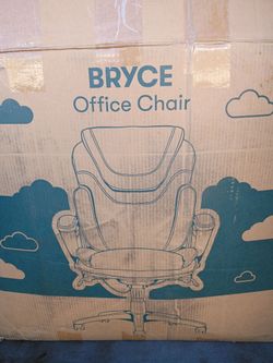 New SERTA "BRYCE" LEATHER AIR TECHNOLOGY OFFICE CHAIR