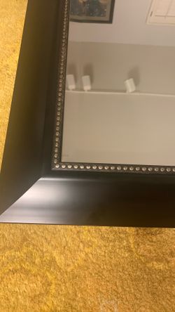 Mirror 45 x 25, Framed Black. 