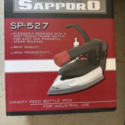 Sapporo SP-527 Gravity Feed Bottle Steam Iron