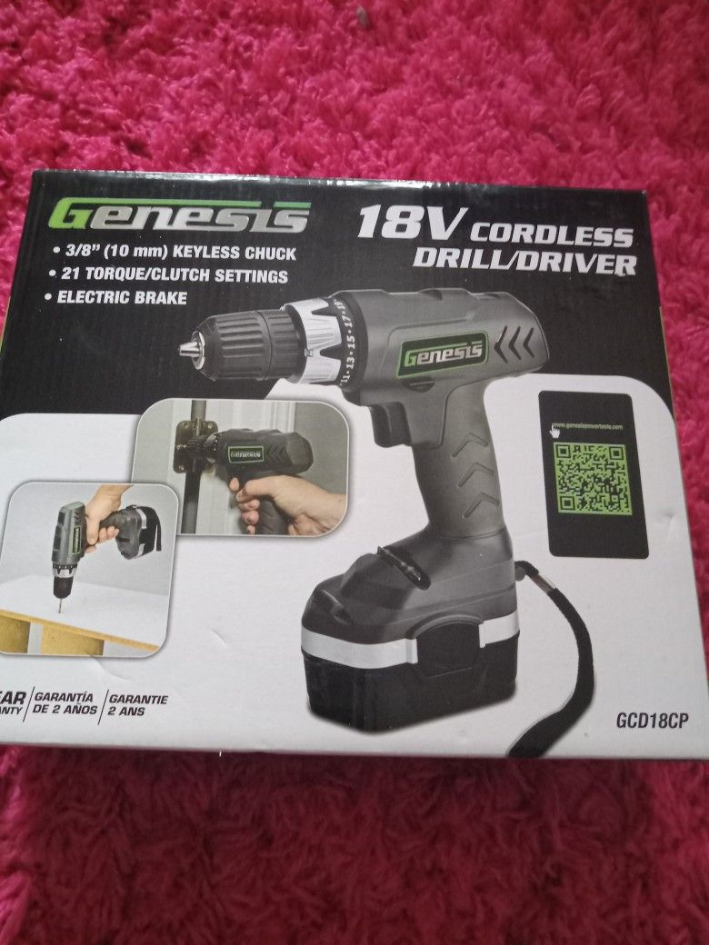 Genesis 18 V Cordless Drill