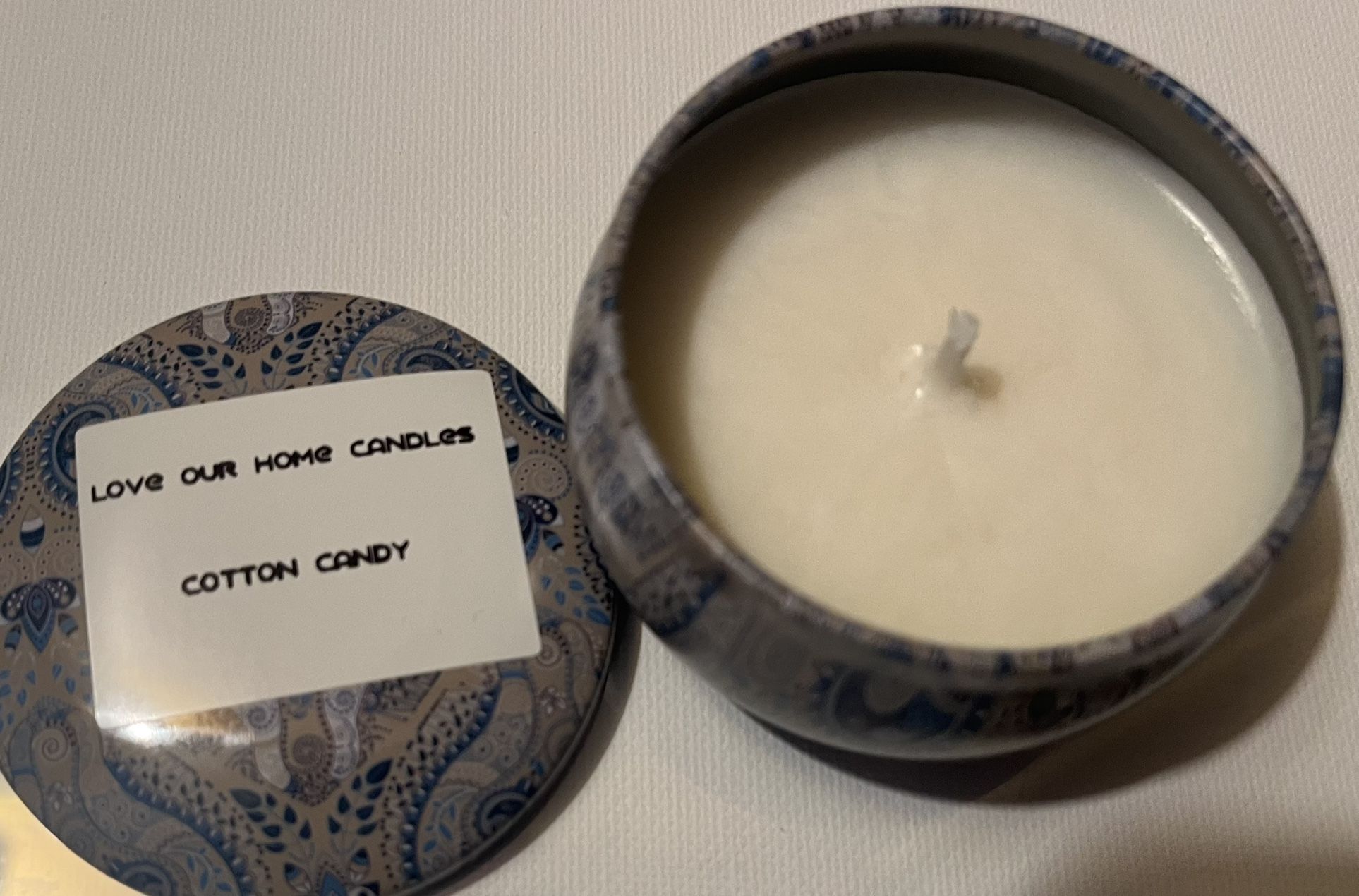 Love Our Home Candles- Cotton Candy
