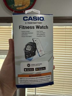 New Casio WS-B1000 Bluetooth Fitness Watch - Step Tracker - Black