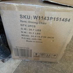 2 Pier 1 chairs- still in box- brand new 