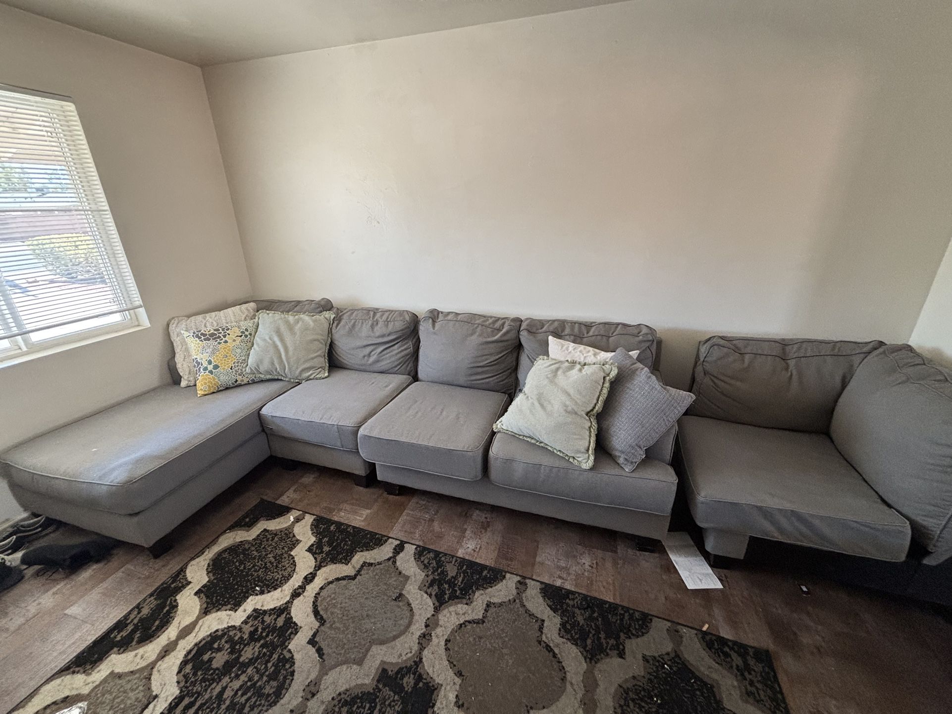 3 Piece Gray Couch