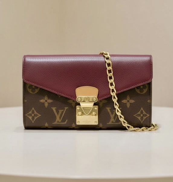 Authentic Louis Vuitton Pallas Wallet on Chain WOC