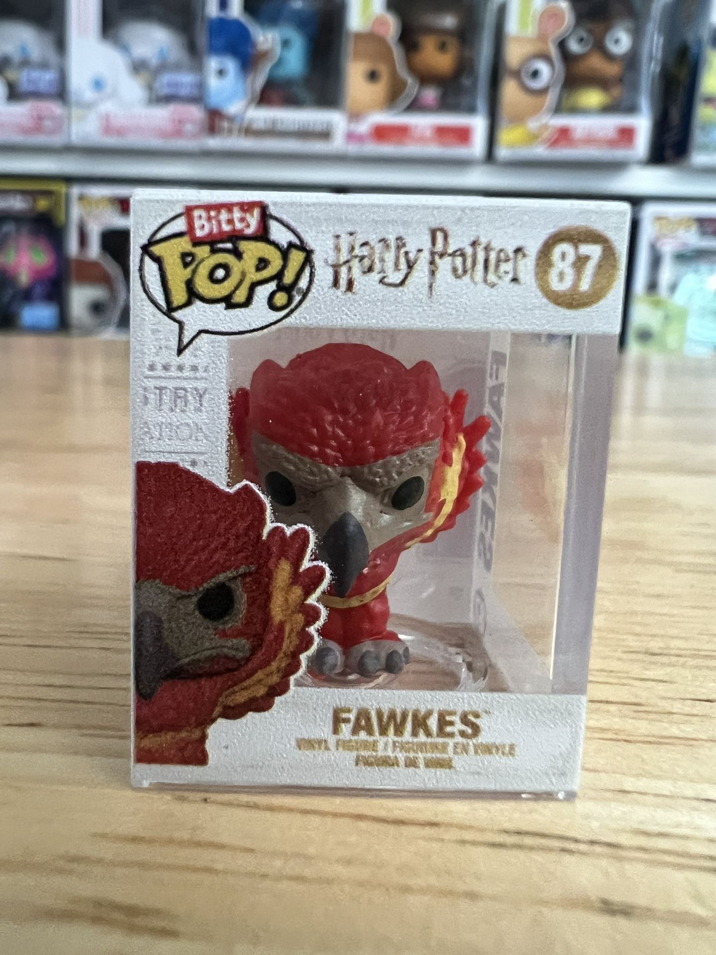 RARE CHASE BITTY FAWKES 1" Funko Pop #87 Harry Potter Wizarding World Phoenix
