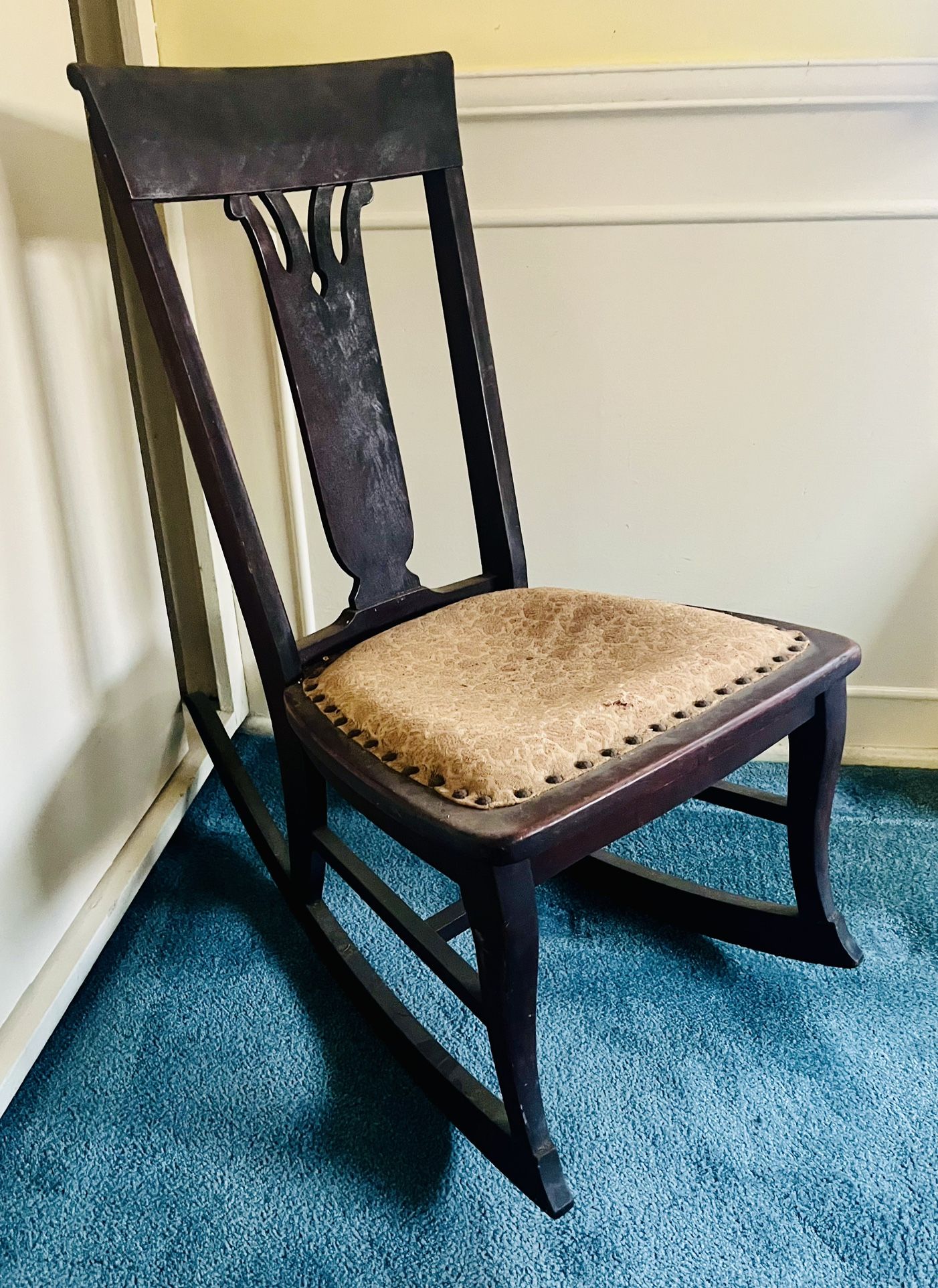 Vintage Antique Small Size Rocking Chair