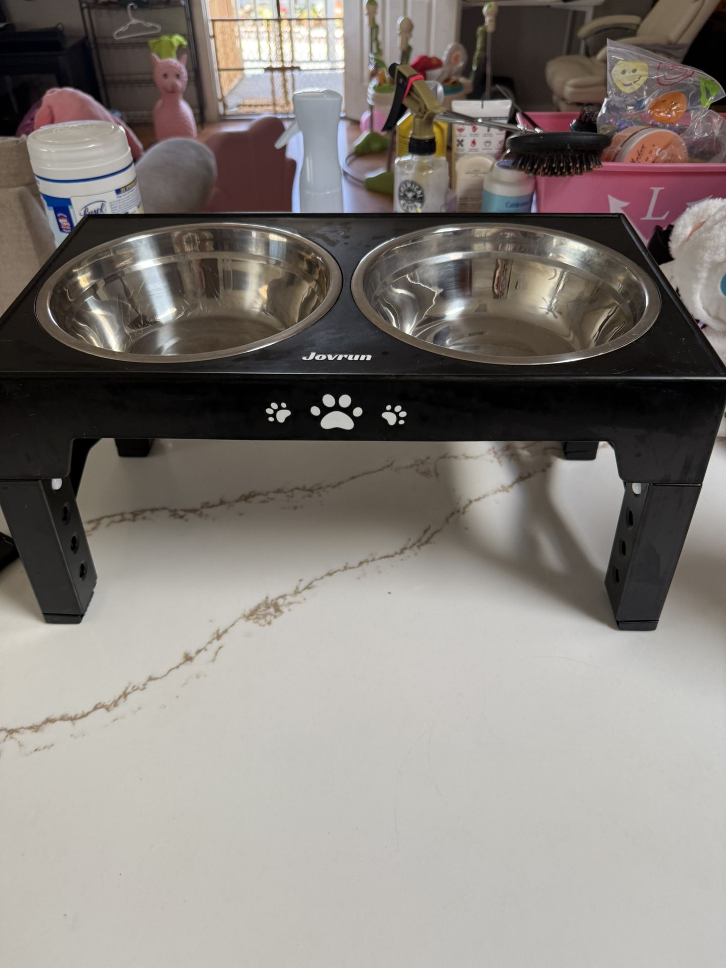 Dog Food Bowl Set