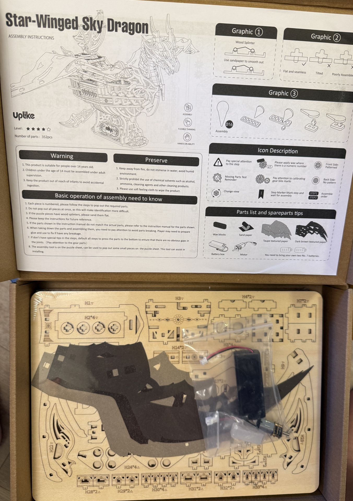 New mechanical 3D Wooden Dragon Puzzle