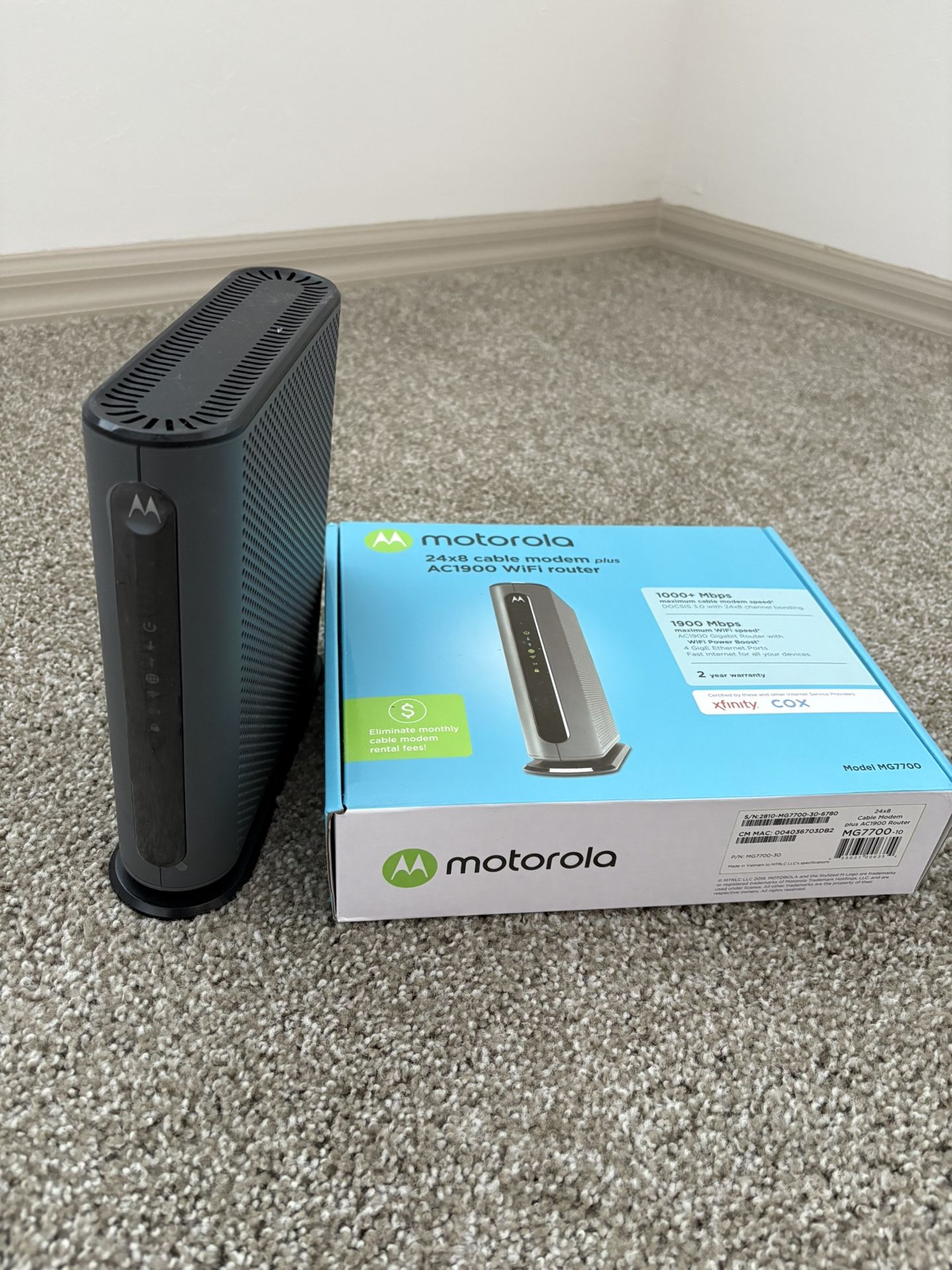 Motorola Modem And Router