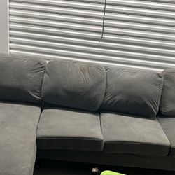 Grey (L) Couch 
