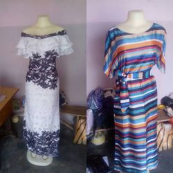 Beautiful white and black lace