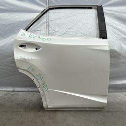 2016 Lexus Rx350 Right Rear Door Shell