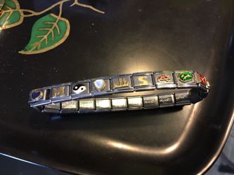 Zoppini Link Charm Braclet Lots of Charms