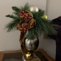 2 Large Christmas Stand Ornaments