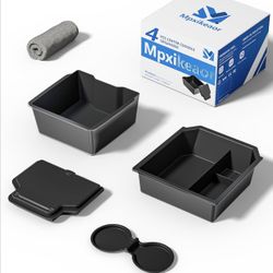 Center Console Organizer for Tesla Model Y Juniper 2025 2026,Model 3 Highland 2024-2026