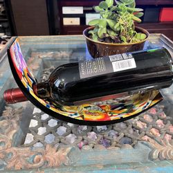 Unique Artwork Wine bottle Holder 