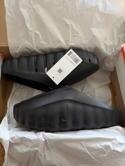 Nike Mind 001 Slides Triple Black New with Tags