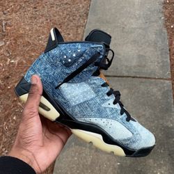 Washed denim jordan 6