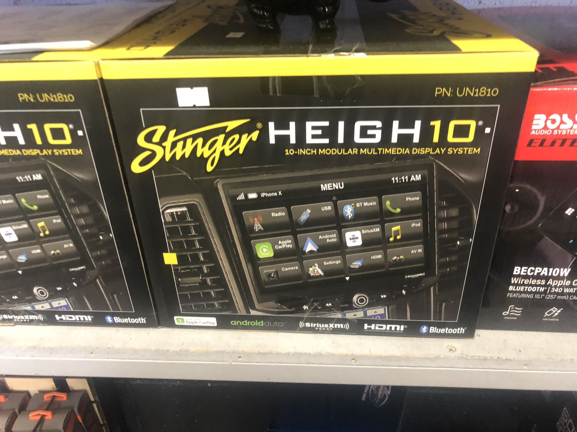 Stinger Heigh10 Apple CarPlay And Android Auto Stereo