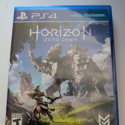 Horizon zero dawn ps4