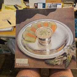 Vintage International Silver Co. Chip & Dip Server/ Tray Plus Bowl