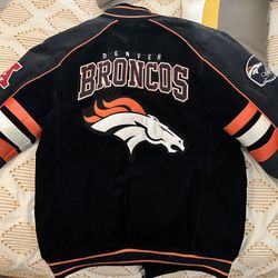 Vintage Varsity Broncos Jacket