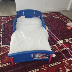 Blue Paw Patroll Bed For Kids