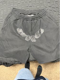 Sp5der Embroidered Shorts Medium