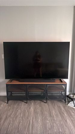 Moving sale tv75”+tv stand+couch+dining table