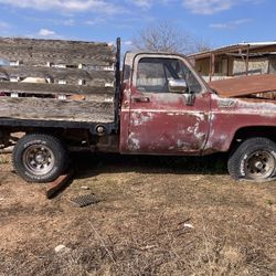 Flat Bed Chevy Short Bed 4x4