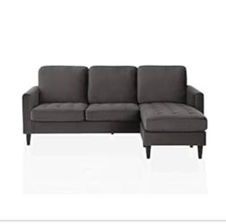 Reversible Sectional Couch with Floating Ottoman