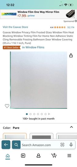 New In Wrapper Coavas Window Privacy Film 
