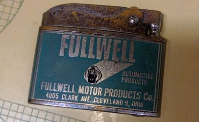 Vintage NOS Fullwell Motor Products Co. Petrol Lighter-Never Fired -1950s
