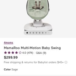 4moms MamaRoo Baby Swing