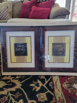 Solid Wood Picture Frames Set Unopened