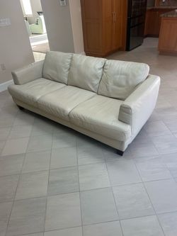 White couch
